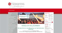 Desktop Screenshot of buergerhaus-schortens.de